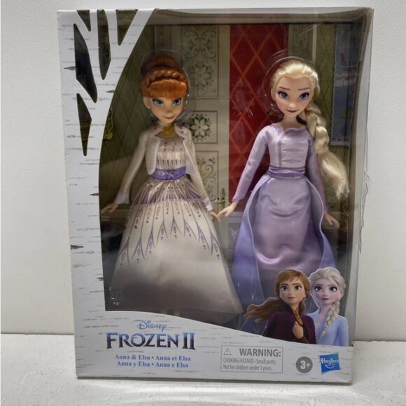 Disney Anna and Elsa Frozen II Doll Set NIB - Picture 1 of 7